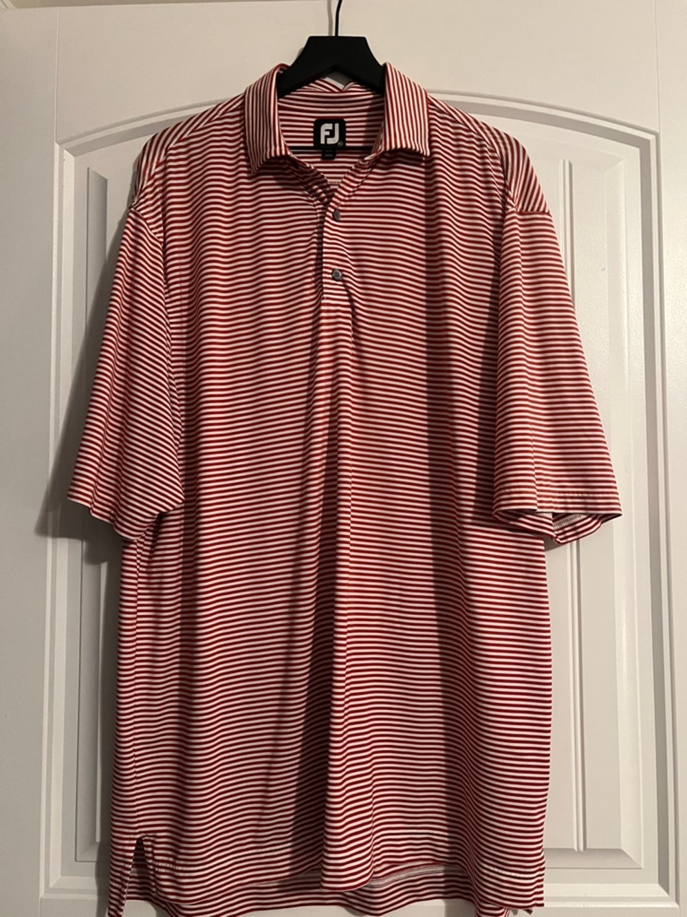 Footjoy Stripped Golf Polo Shirt XL